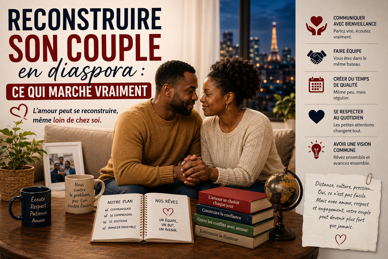 Reconstruire son couple en diaspora : ce qui marche vraiment