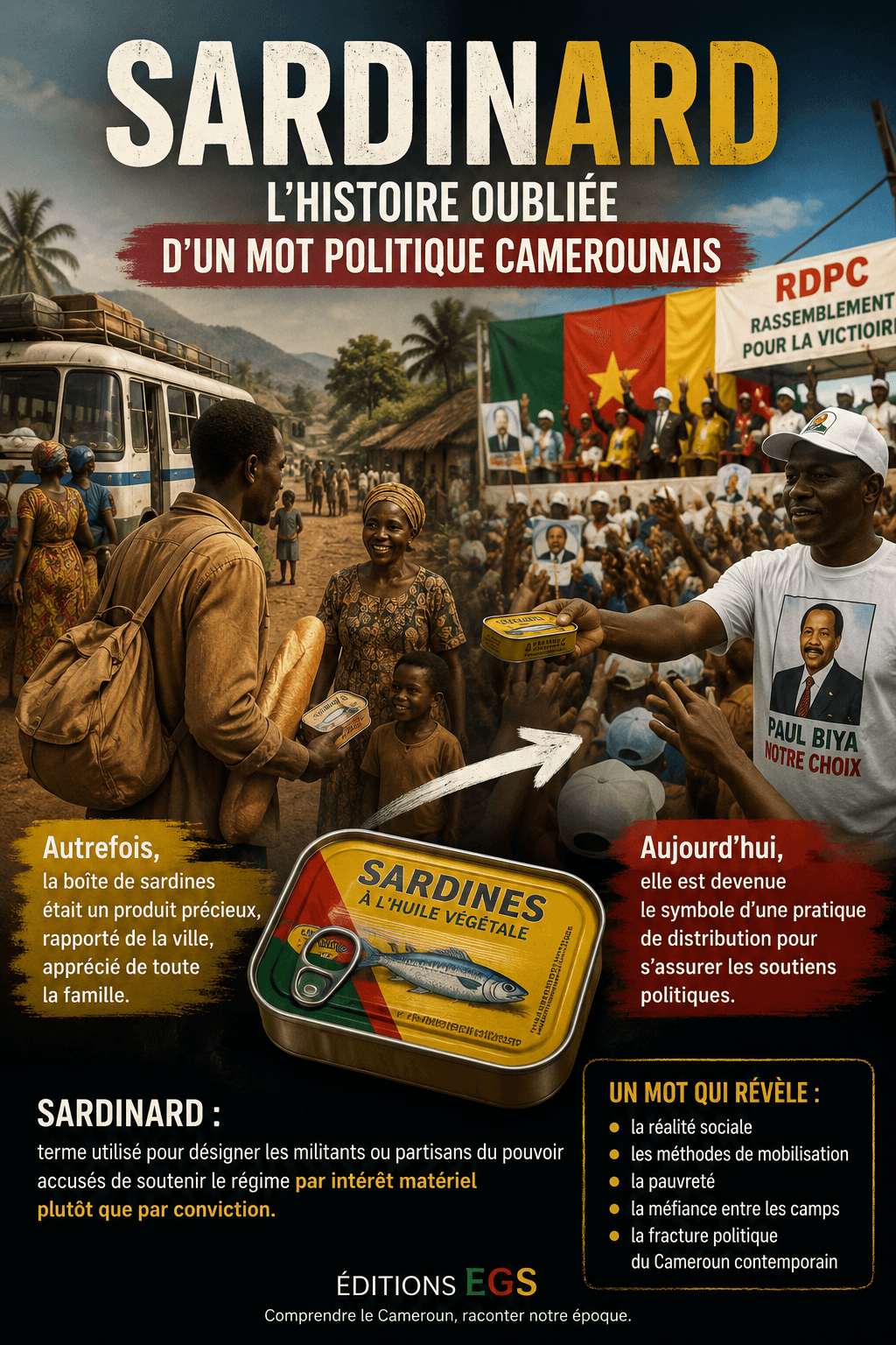 Origine du mot sardinard : histoire et signification d&rsquo;un terme politique camerounais
